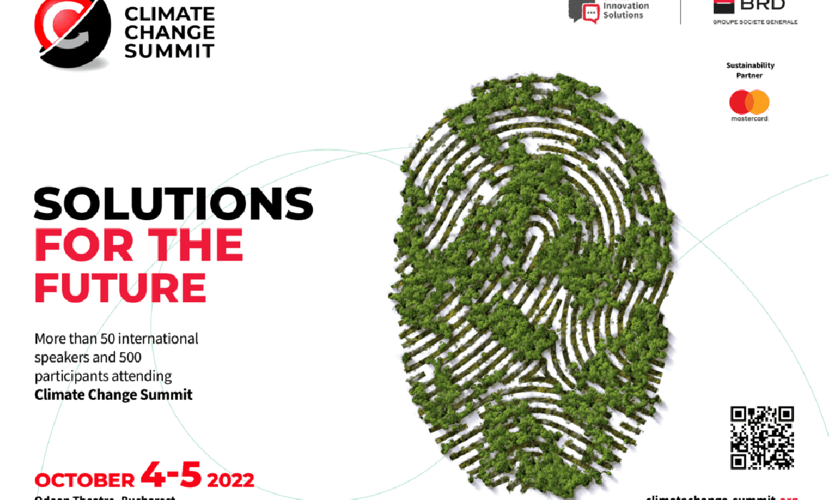 Zeci de speakeri internaționali vin la București pentru Climate Change Summit