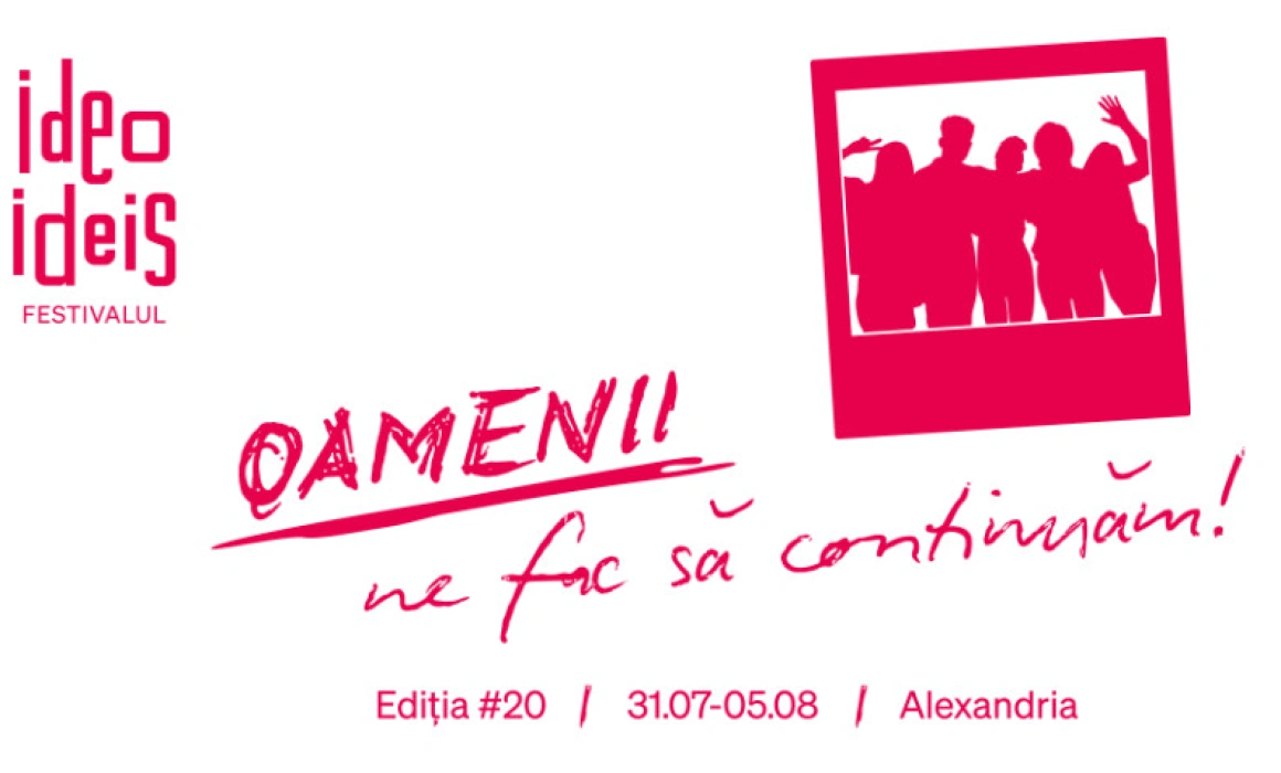 Începe festivalul Ideo Ideis. Programul ediției 20 Începe festivalul Ideo Ideis. Programul ediției 20